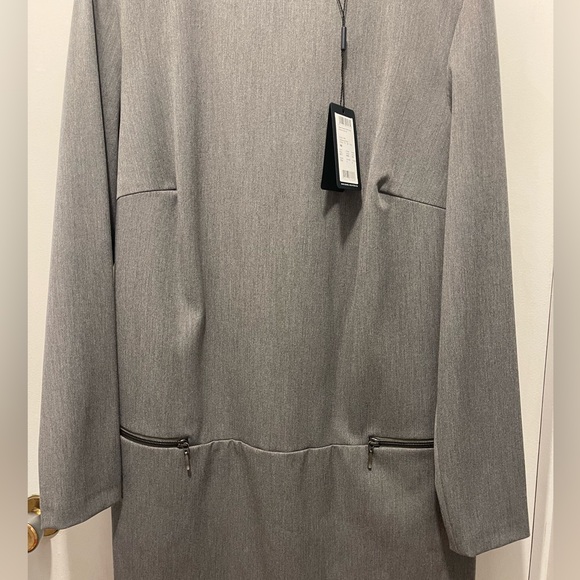 Daniel Hechter dress. New with tags sz16US grey romper style casual business - Picture 2 of 10